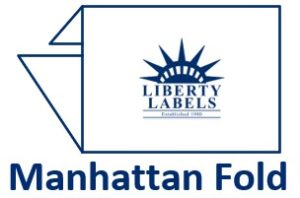 Manhattan Fold - Fold End Cut type for woven labels