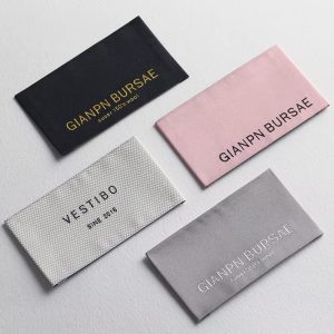 Custom Satin Woven Labels