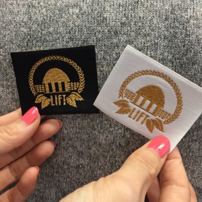 Woven Labels Damask, Taffeta, Satin Printed - Liberty Labels